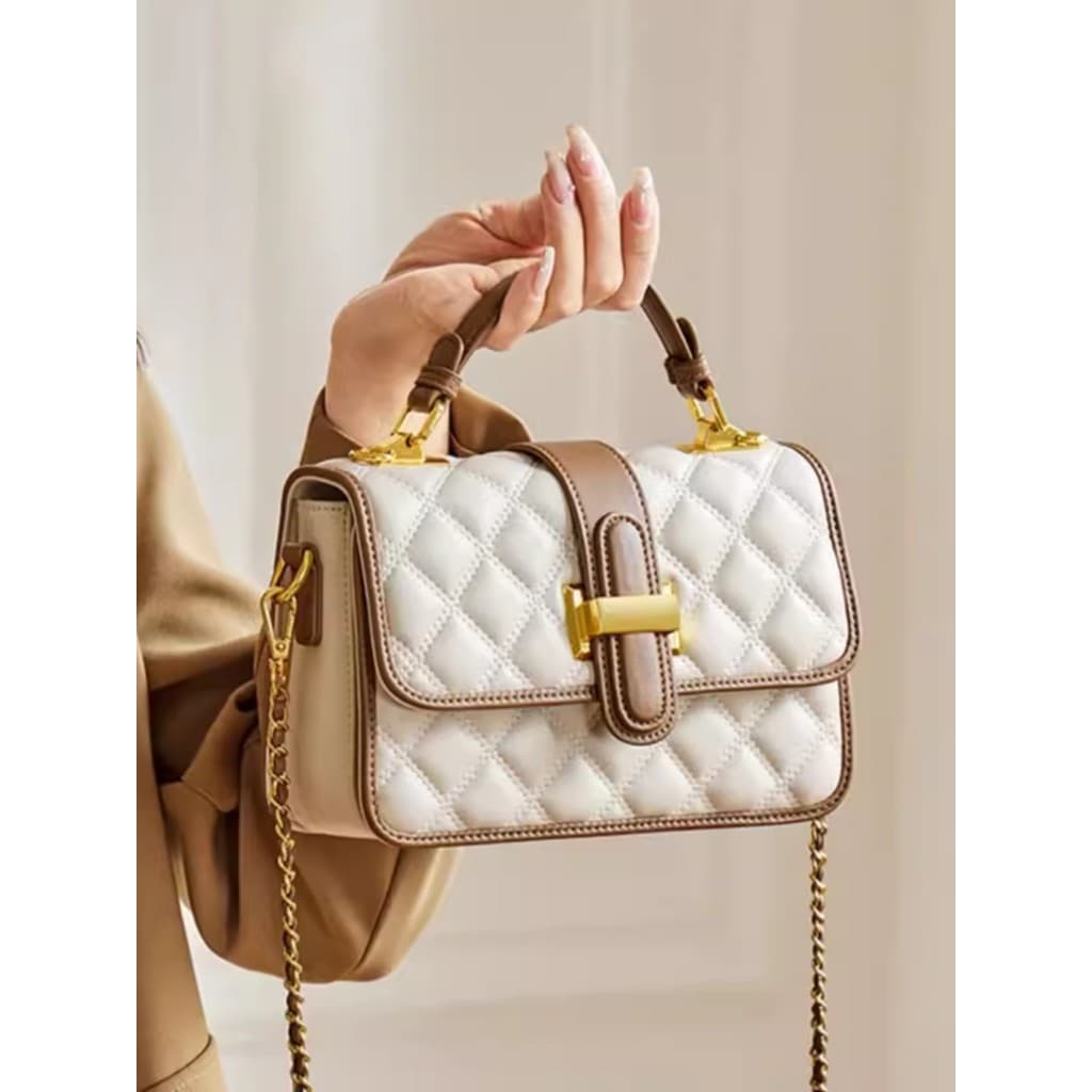 Bolsa feminina 2026 novo estilo bolsa corrente diamante bolsa mensageiro feminina High-End Casual bolsa de ombro bolsa f
