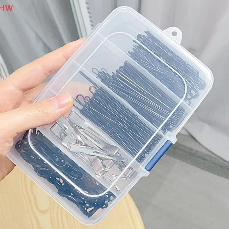 Clipes De Cabelo De Plástico Portáteis Transparentes , 5/6 Grades , Caixa De Armazenamento De Joias , Acessórios , Organ