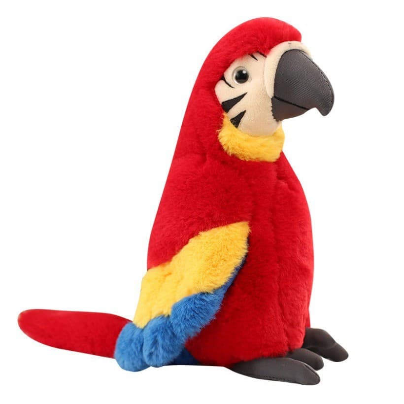 Super macio toque simulação papagaio boneca de pelúcia jogar simulação pássaros King Kong cacatua Ragdoll boneca simulaç