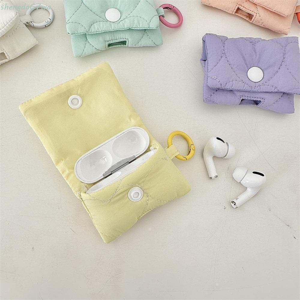 Bolsa Para Fone De Ouvido SHENGDA Heart , Macia Armazenamento De Balletcore , Cor Doce