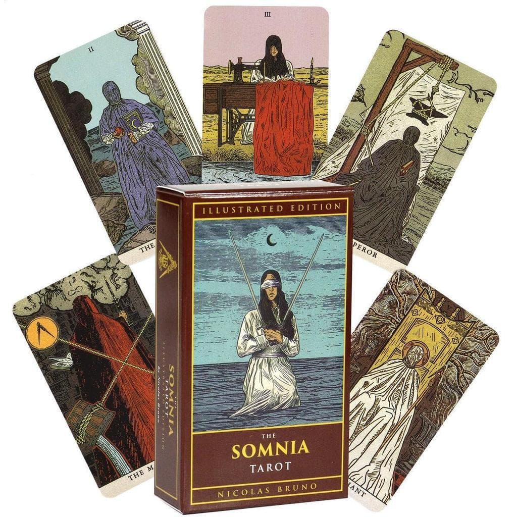 Cartas De Tarô Da Somnia , Baralho De Adivinhação , Versão Em Inglês , Jogo De Mesa Para Presente De Festa Fithobr