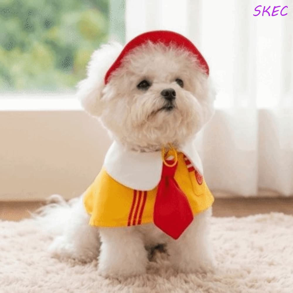 Capa Para Animais De Estimação SKEC , Fina E Respirável Cachorro De Marinheiro , Design Com Capuz Legal Pescoço De Colei