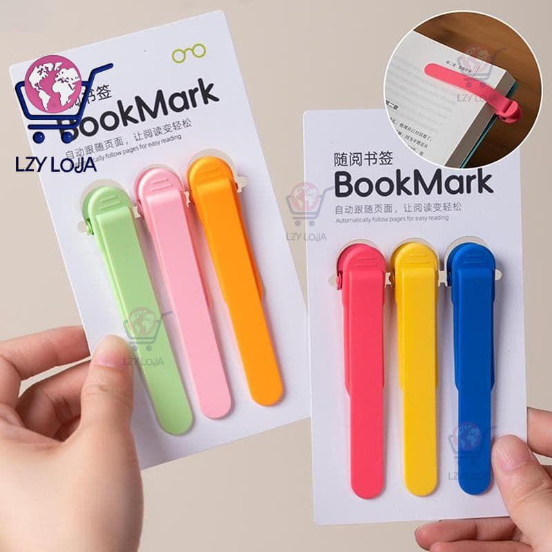 【LIZIYI】1/3/6 Pçs Marcador Inteligente Silicone Livro Marca Peças De Reposição Acessórios Para Amantes Da Leitura Marcad