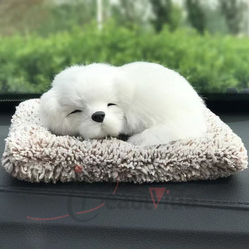 cachorrinho de boneca decorativa fof, com enfeites de cachorro e carvão ativado embutido Ar filtrado