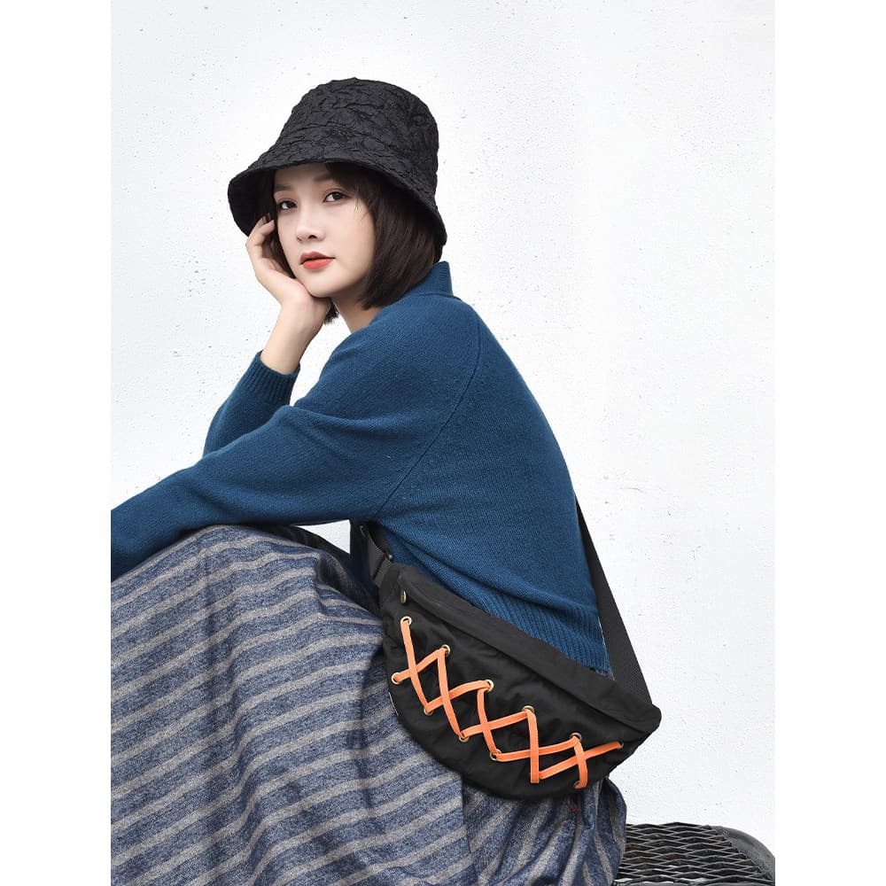 2026 novo estilo moda bolsa de cintura feminina na moda ins Original Casual saco tendência rua axilas pequeno mensageiro