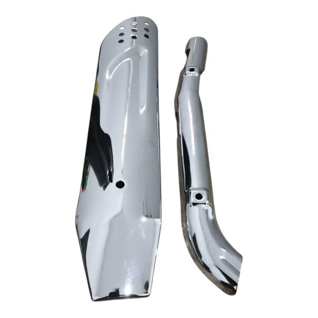 Protetor De Escapamento Para Moto Shineray Xy 50-Q Phoenix 2011 Em Diante