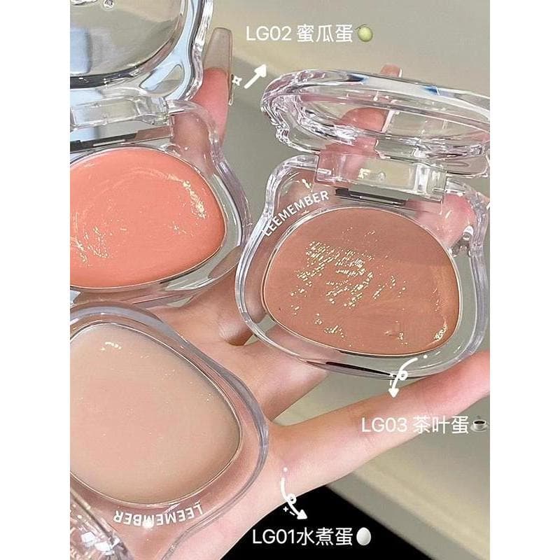 Leemember leemember urso brilho de água Blush creme multiuso lg01 alto brilho reparação brilho encolhimento expansão cor