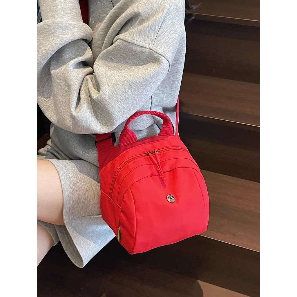 Saco de ciclismo saco do mensageiro senhoras Multi-Purpose vermelho sela saco Mini bolsa de ombro estilo japonês pequeno
