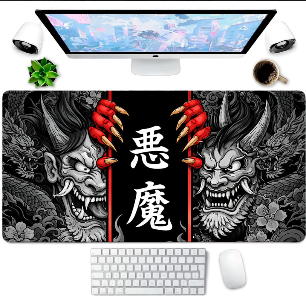 Mouse Pad Gaming Personalizado Masculino Tapete Gamer 80x30 Alta Precisão Para Setup Gamer Completo