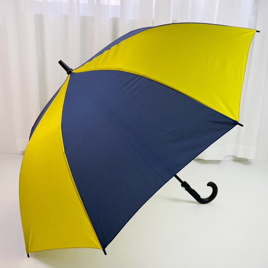 Comércio exterior 120cm Oversized tempestade resistente costura amarela Semi-automático estudante adulto duplo resistent