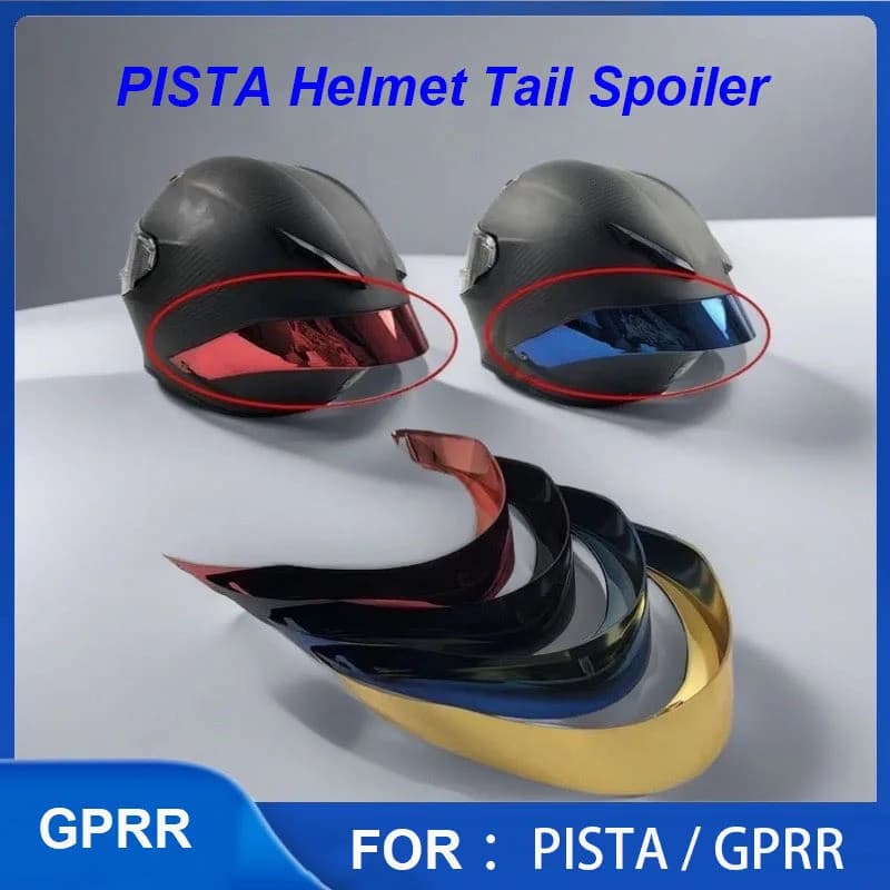 [2026NOVO] Capacete de Moto PISTA com Spoiler Traseiro Grande, Adequado para PISTA GPRR CORSA R, Acessórios para Capacet
