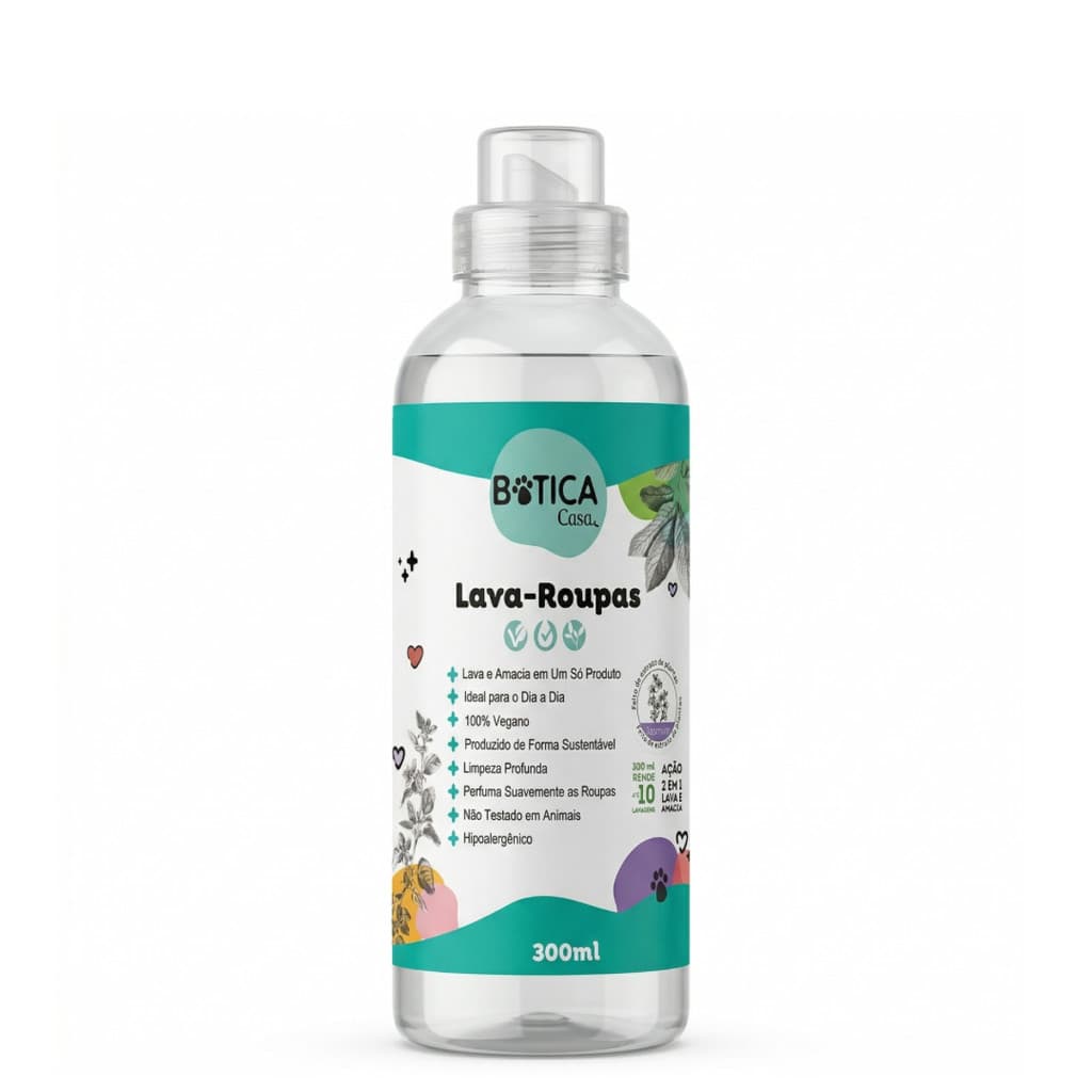 Lava Roupas de Ervas - 300mL - Botica Natural Casa