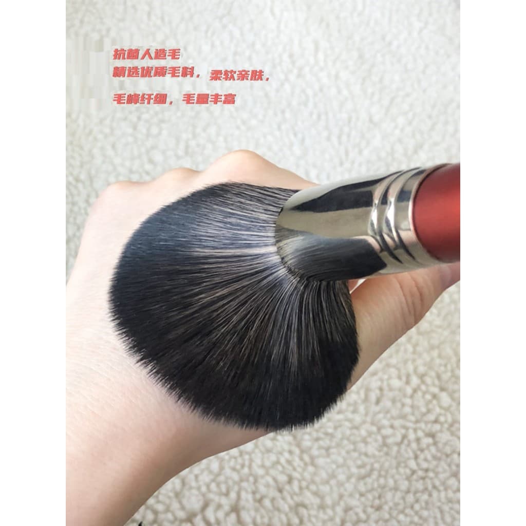 Cici Pincel Animal Cabelo Esquilo Cabelo Blush Pincel Contorno Pincel Destaque Pincel Scarlet Moon Brocado Branco Conjun