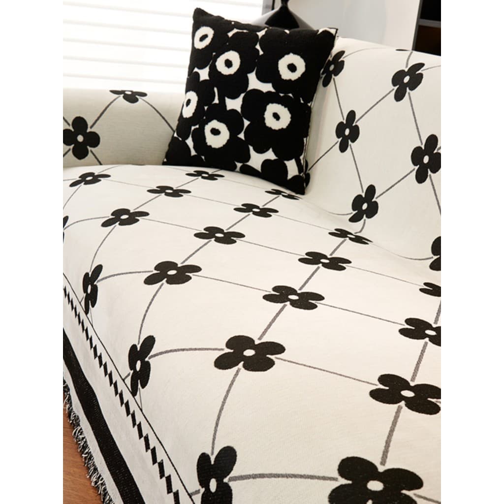 Chenille trevo de quatro folhas capa de sofá toalha sala de estar almofada Premium toalha de cobertura completa novo est