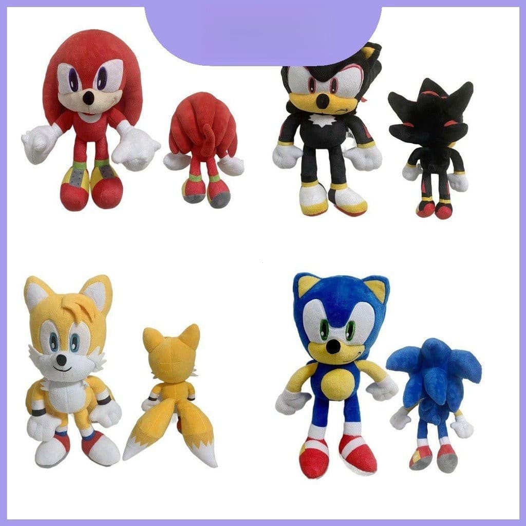 Brinquedo de Pelúcia Fofo Sonic 30cm Shadow the Hedgehog Brinquedo Super Macio e Confortável
