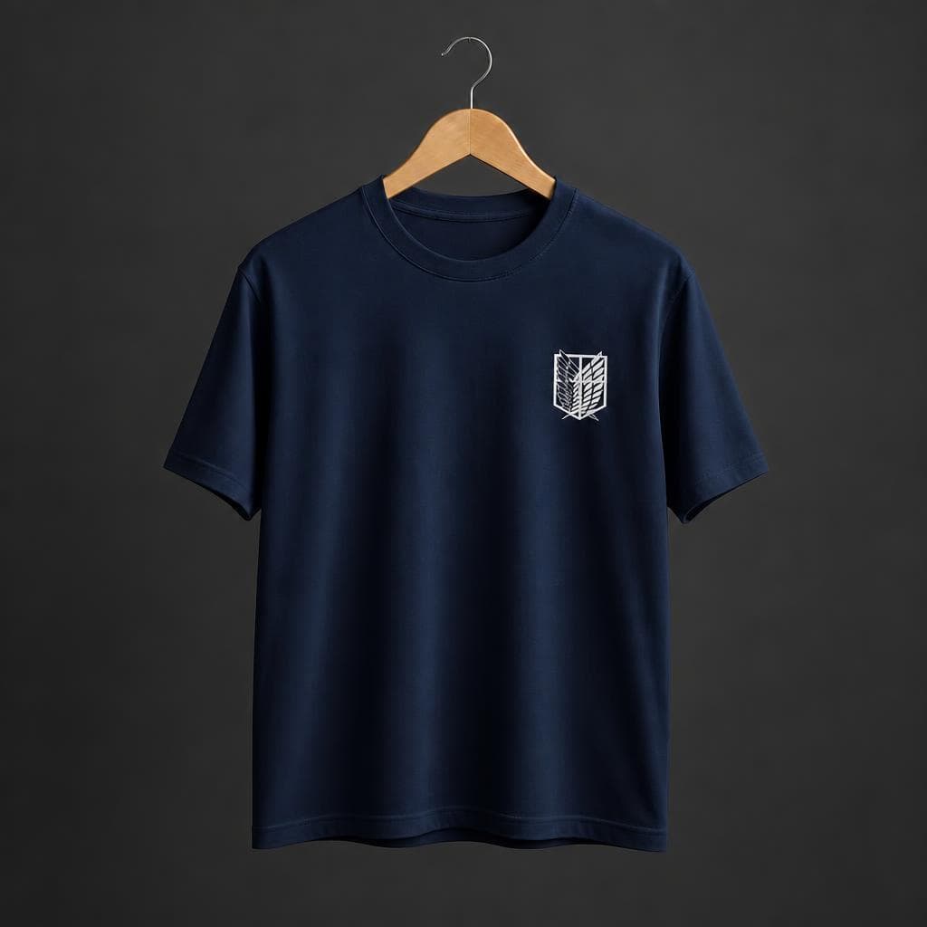 Camiseta Attack On Titan  Unissex 100% Algodão  Envio Imediato Alta Qualidade de DTF do P ao GG