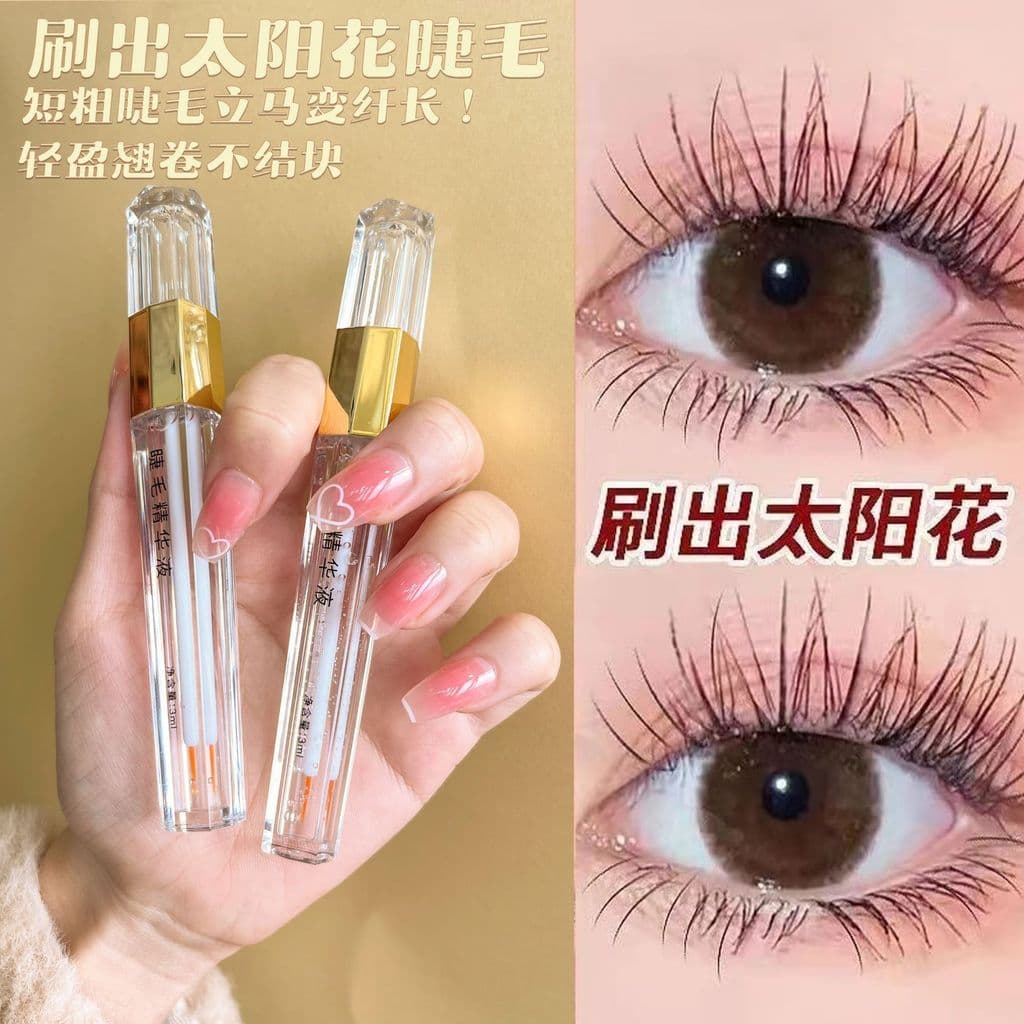 Rímel para os olhos nutritivo líquido cílios sobrancelha Primer líquido rímel nutritivo líquido Natural grosso
