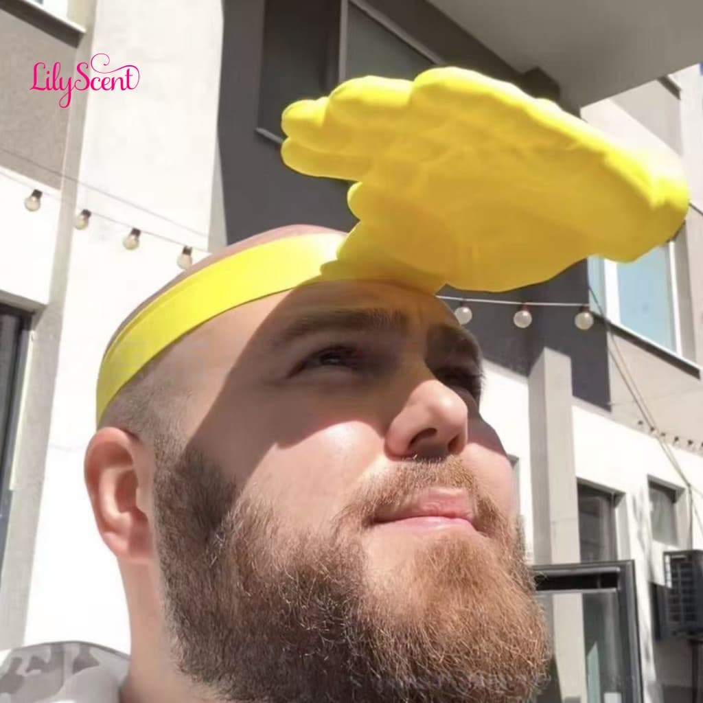 Plastic Sun Visor Hat Palm Lightweight 3d Printed Leaf Headband Adjustable Fit Hands-free Outdoor Work Cap Uv Protection