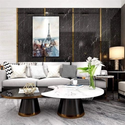 Papel De Parede Autoadesivo Estampa Raio Decorativo Rolo 5 Metros PVC