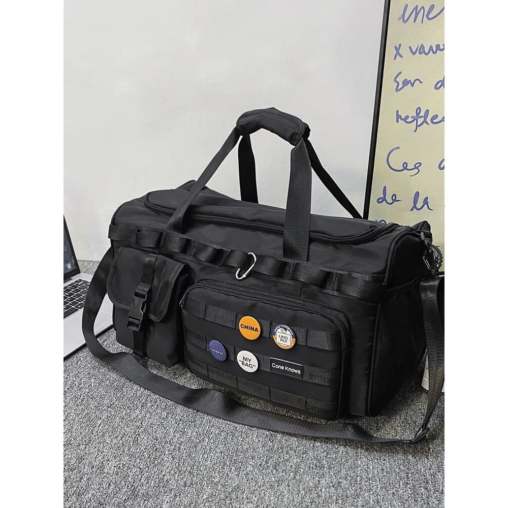 Bolsa de viagem feminina de grande capacidade, treinamento esportivo, Fitness, viagem de curta distância, bolsa de armaz