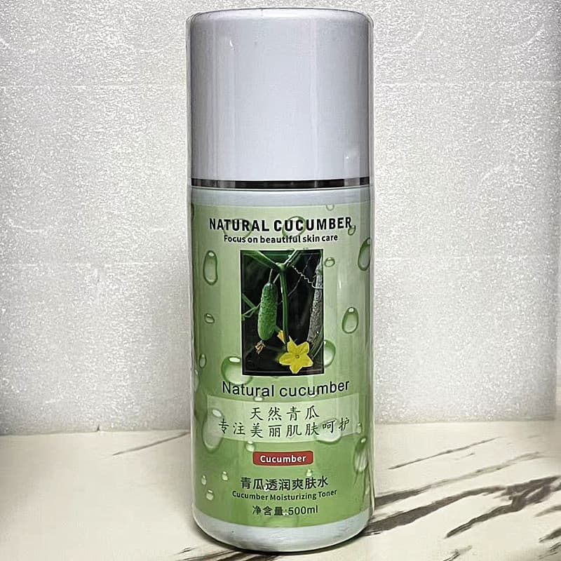 Sheng Kaini Pepino Toner Transparente 500ml l Pacote de Pátio Toner Hidratante de Pepino