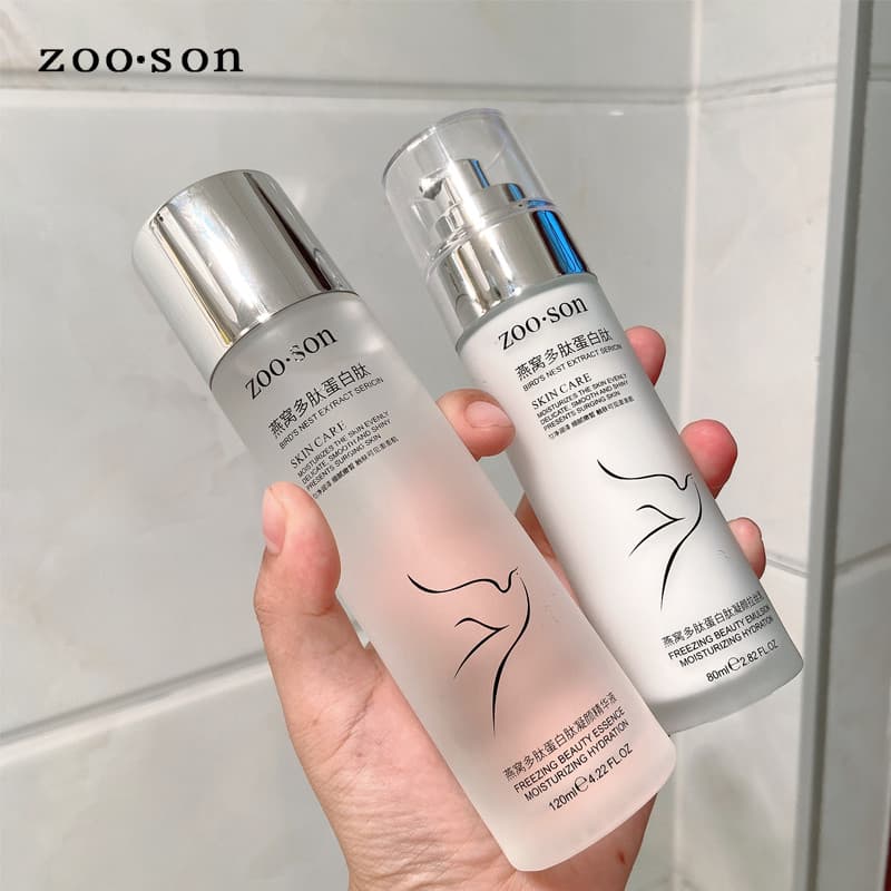 Conjunto de loção de água acessível Bird's Nest Produtos de cuidados com a pele femininos Hidratante Hidratante Controle