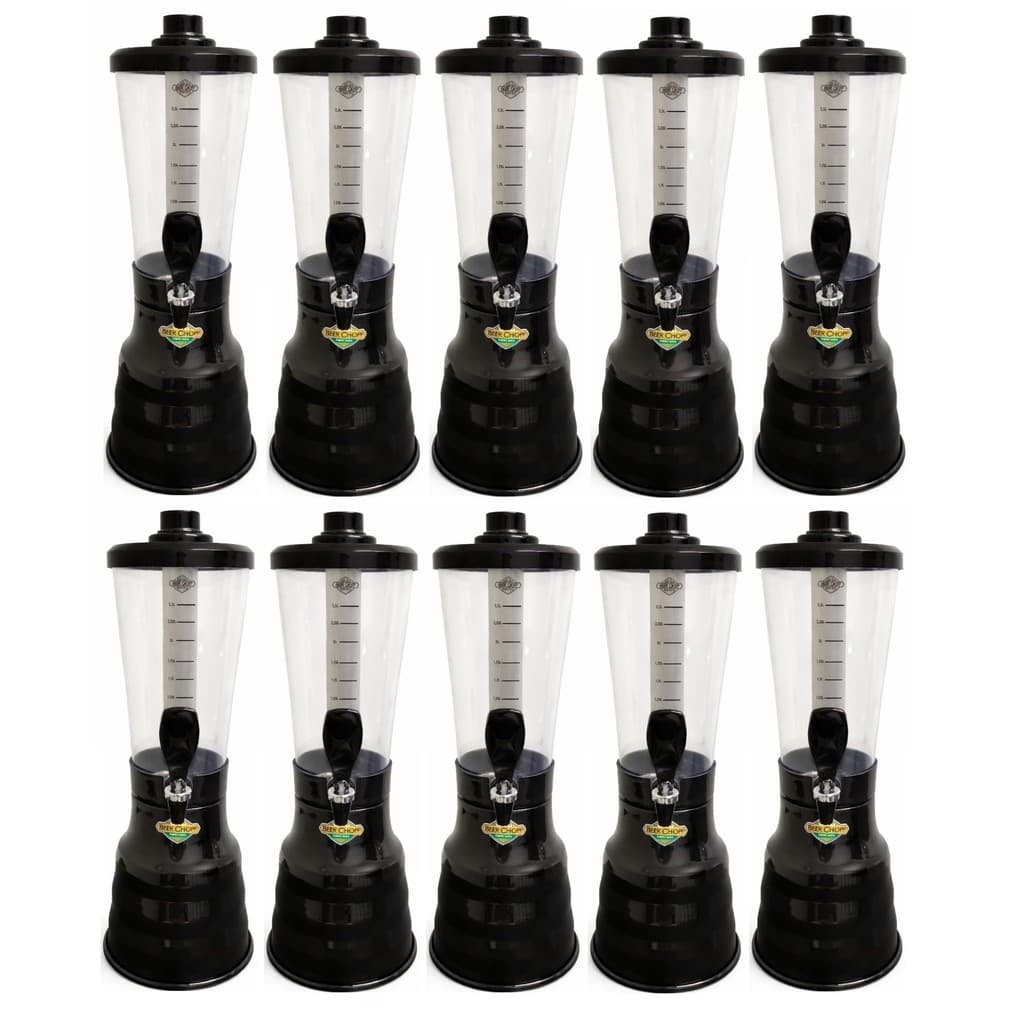 10 Torre De Chopp 2,5 Litros Gira 360 Tubo Gelante