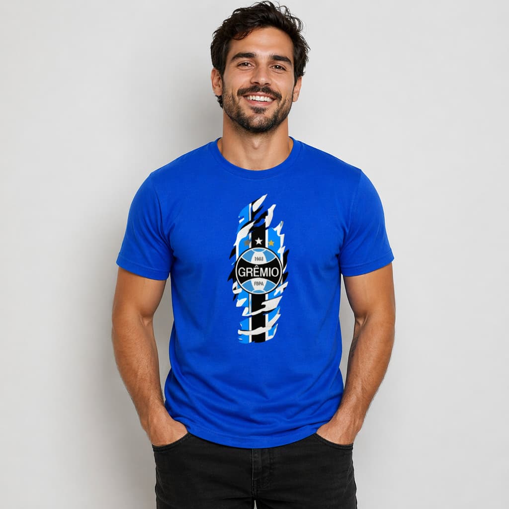 Camiseta Camisa Gremio Tricolor dos Pampas - VÁRIAS CORES Envio Imediato Mood.VestFranca