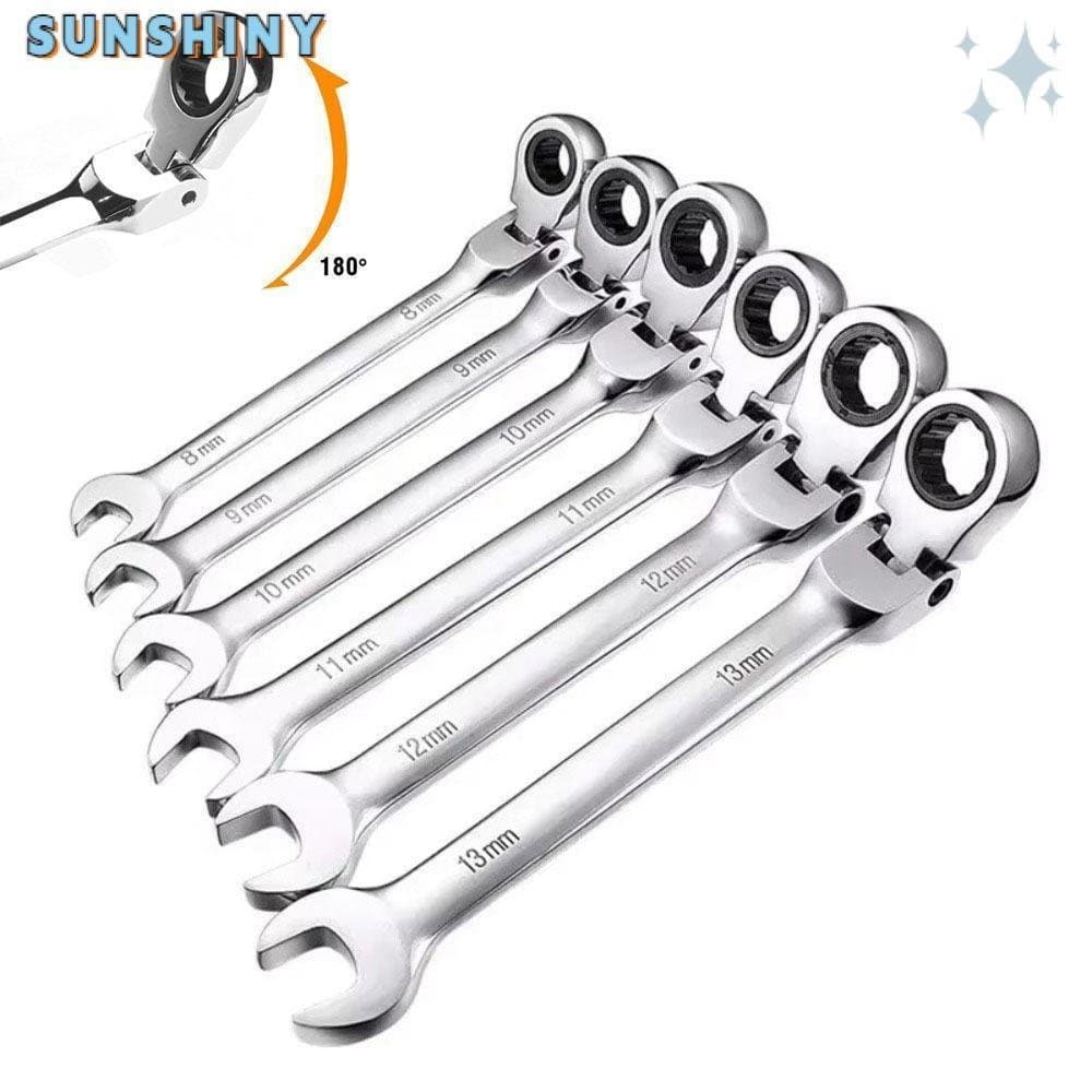 Chaves Combinadas De Catraca SUNSHINY , Chave De Cabeça Dupla Com 72 Dentes , Liberação Rápida