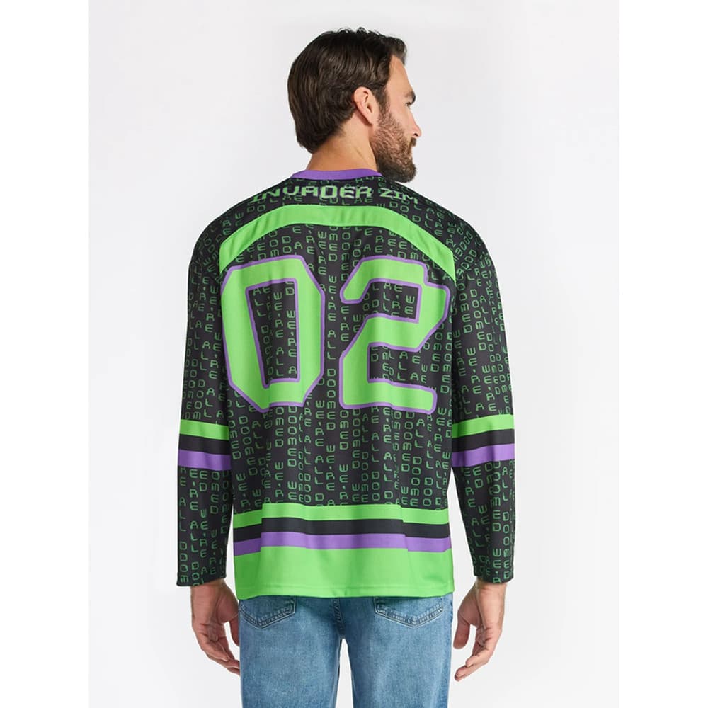 Linda moda rua Casual masculino feminino alienígena invasor solto com decote em V leve de secagem rápida respirável impr