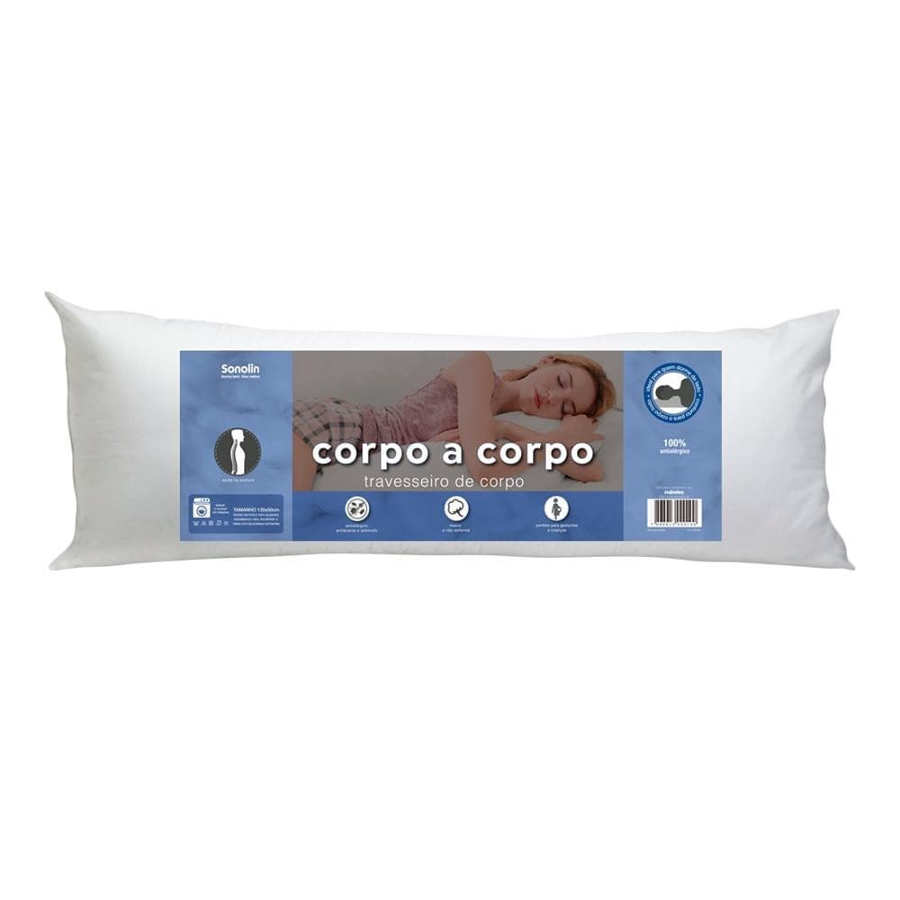 Travesseiro Corpo a Corpo 135 x 50cm Sonolin