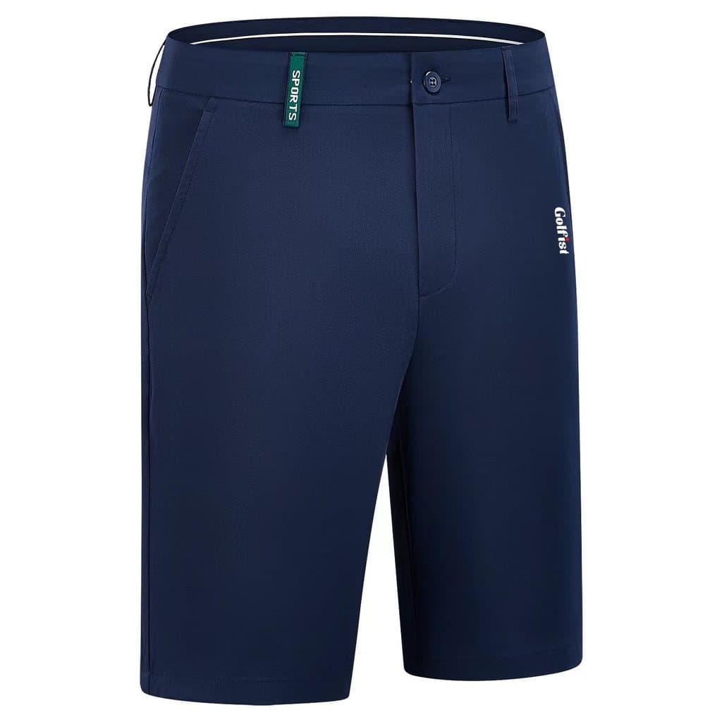 Shorts de golfe masculino verão estilo fino reto respirável de secagem rápida não-ferro esportes confortáveis calças de