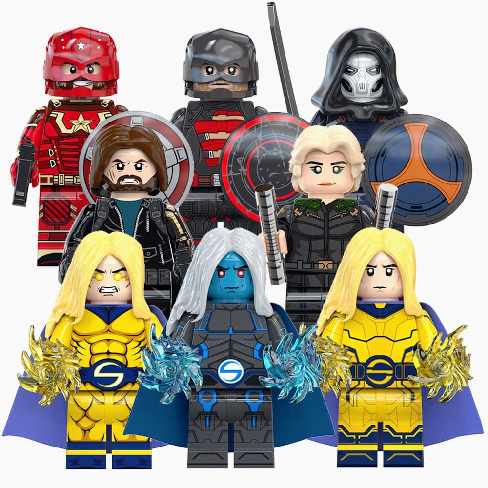 Novo Thunderbolts Soldado De Inverno Guardião Vermelho Yelana Taskmaster Sentry Coleção De Filmes Blocos De Construção F