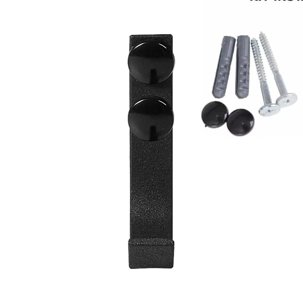 Cabide Gancho De Parede Preto Para Toalha Luxo