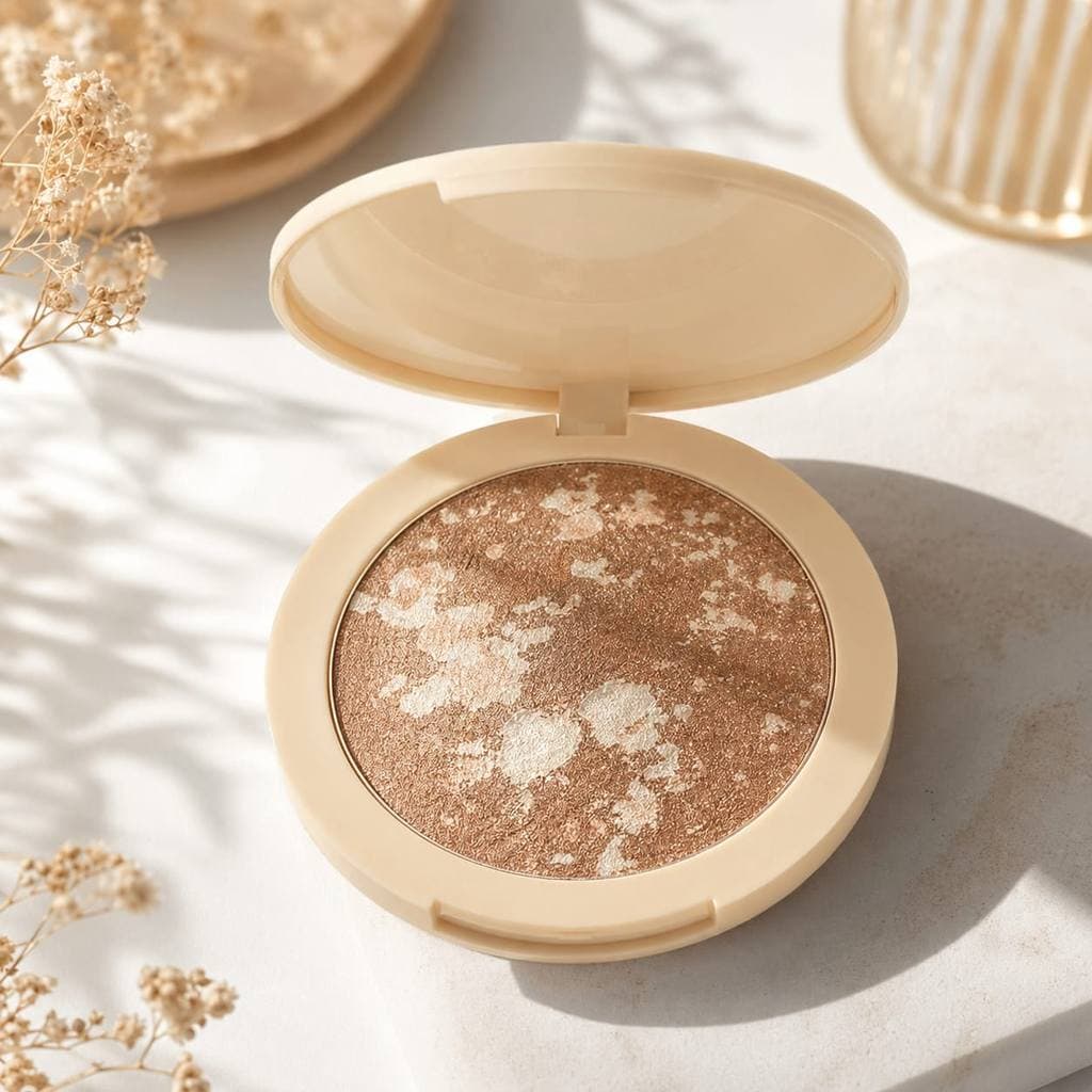 BRONZER ILUMINADOR MARMORIZADO GLOW GLASS RUBY ROSE