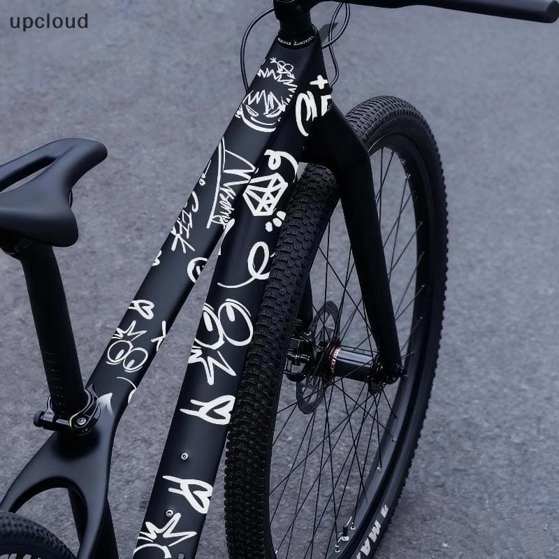Novo 1 Conjunto De Quadros De Bicicletas De Estrada Adesivo Dos Desenhos Animados DIY Reflexivo À Prova Dwaterproof Água