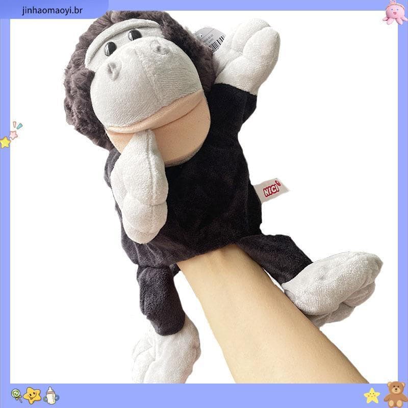 Brinquedo Macaco Pelúcia Preto 45cm Jambo Pet