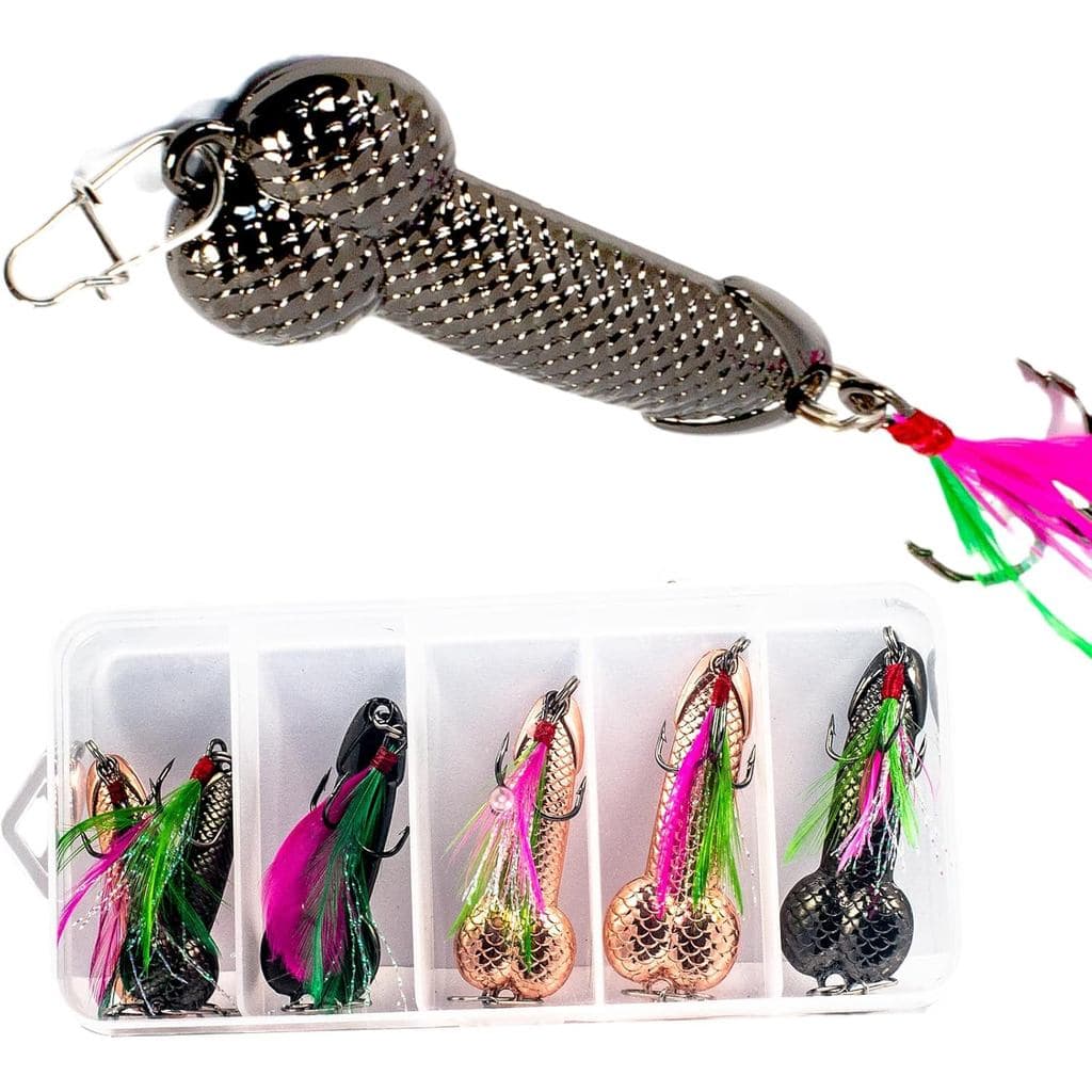 Kit de Iscas de Pesca 2024, Artigos Divertidos para Homens para Pesca de Truta, Robalo, Cavala, Acessórios e Equipamento