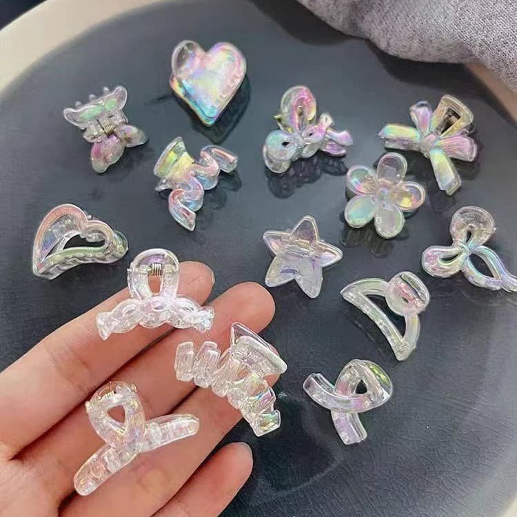 10 pçs fada sinfonia Mini arco grampo de cabelo temperamento doce testa franja cabelo quebrado amor Grab clip cocar