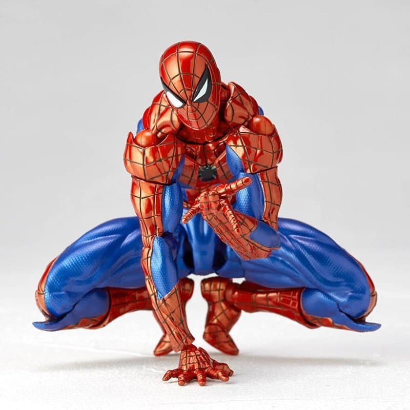 Novos Brinquedos Homem-Aranha 2.0 Figura Incrível Yamaguchi Homem-Aranha Agente Venom Mafex Anime Boneco de Ação em PVC