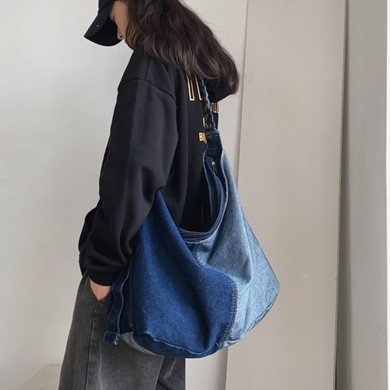 Mivor/mivor preguiçoso bolsa de grande capacidade feminina 2023 novo estilo moda na moda versão coreana ins bolsa mensag
