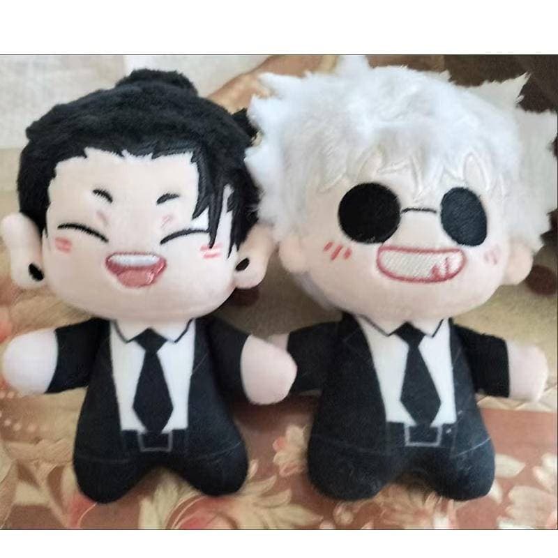 Brinquedo de Pelúcia Fofo de Anime Japonês 10cm Jujutsu Kaisen Gojo Satoru Geto Suguru Corpo Impresso em Estrela