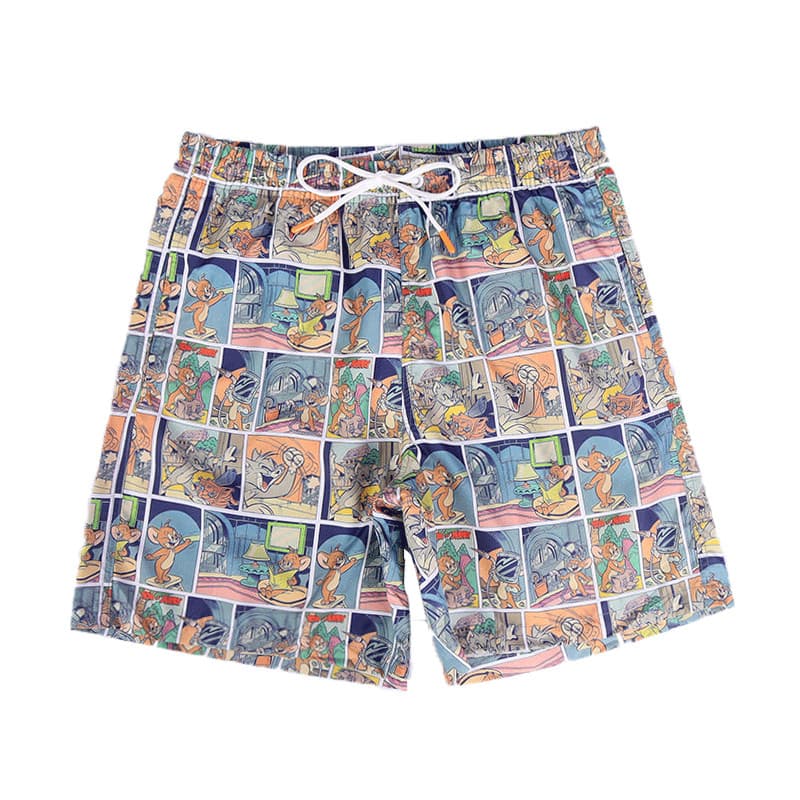 Pequenos Shorts de praia masculinos da moda com desconto verão adulto protetor solar de secagem rápida conservador nataç