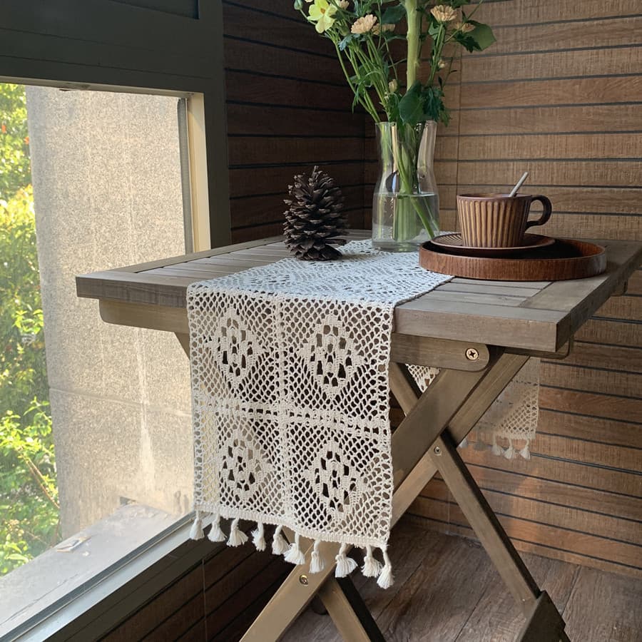 Estilo americano fio de algodão crochê corredor de mesa oco capa toalha capa de Piano pano toalha de mesa Nordic TV gabi