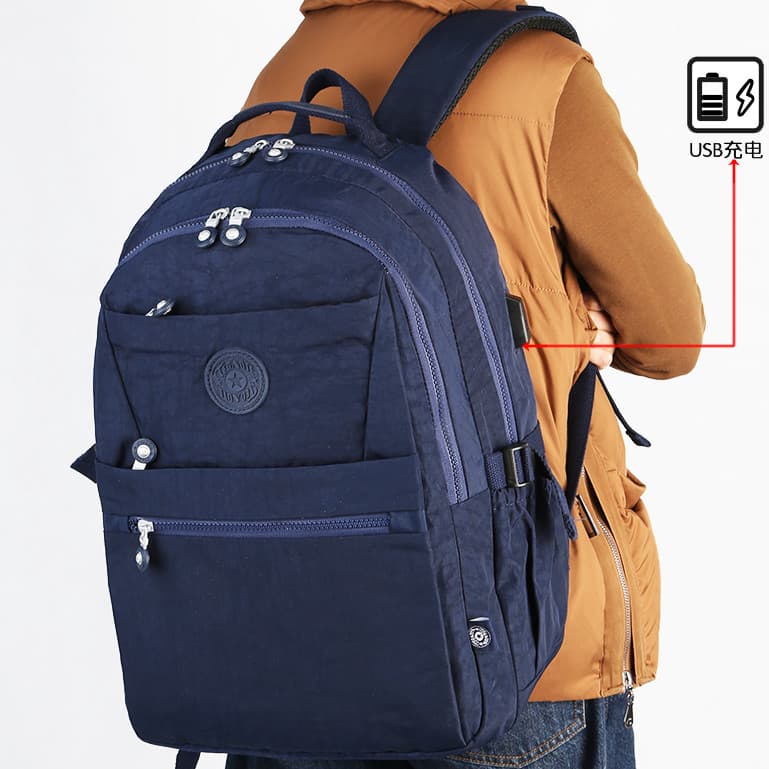 Novo estilo de comércio exterior mochila feminina negócios Casual grande capacidade saco de viagem masculino estudante m