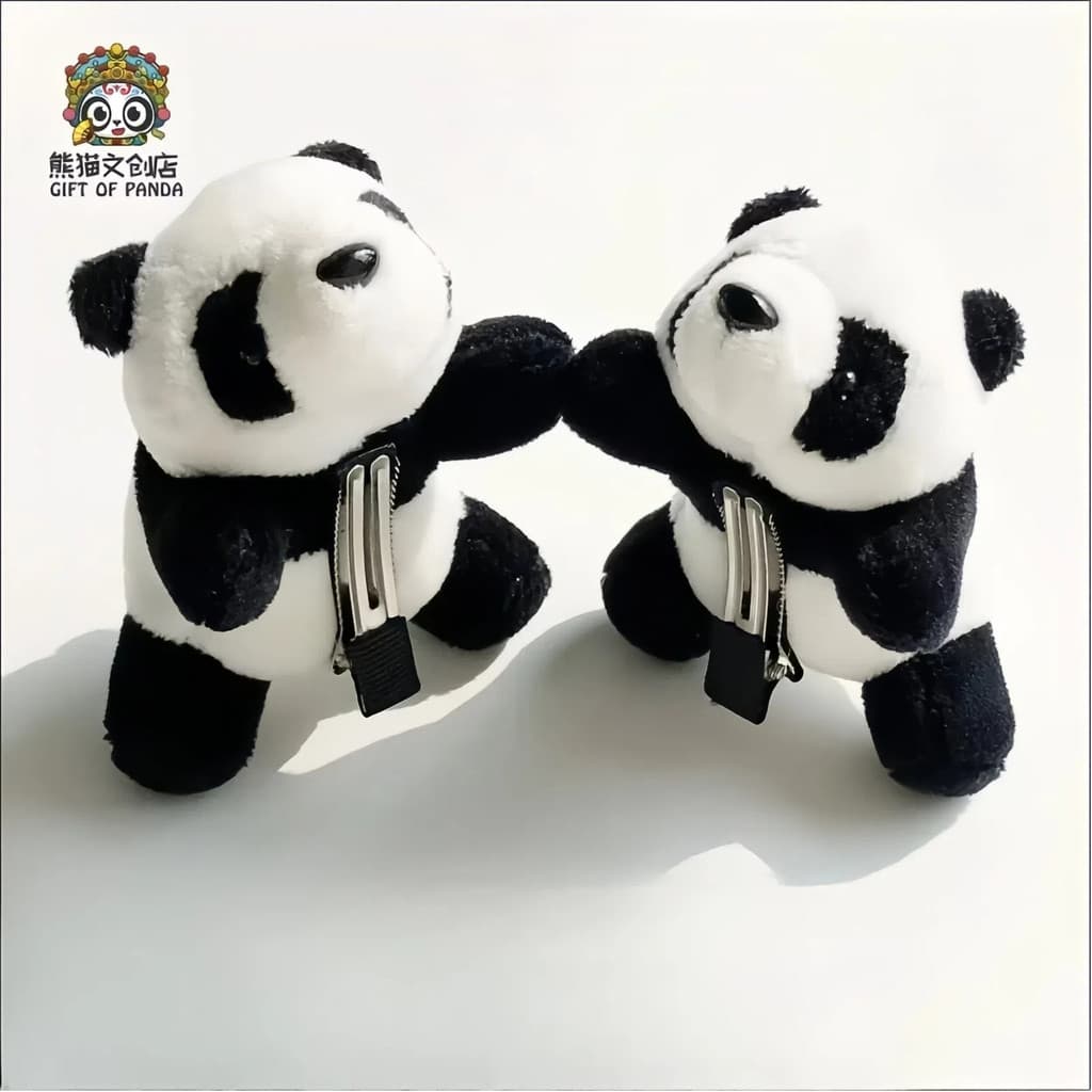 Panda de pelúcia hairpin hairpin Hairband bandana broche clipe crianças Headwear acessórios para o cabelo feminino Cheng