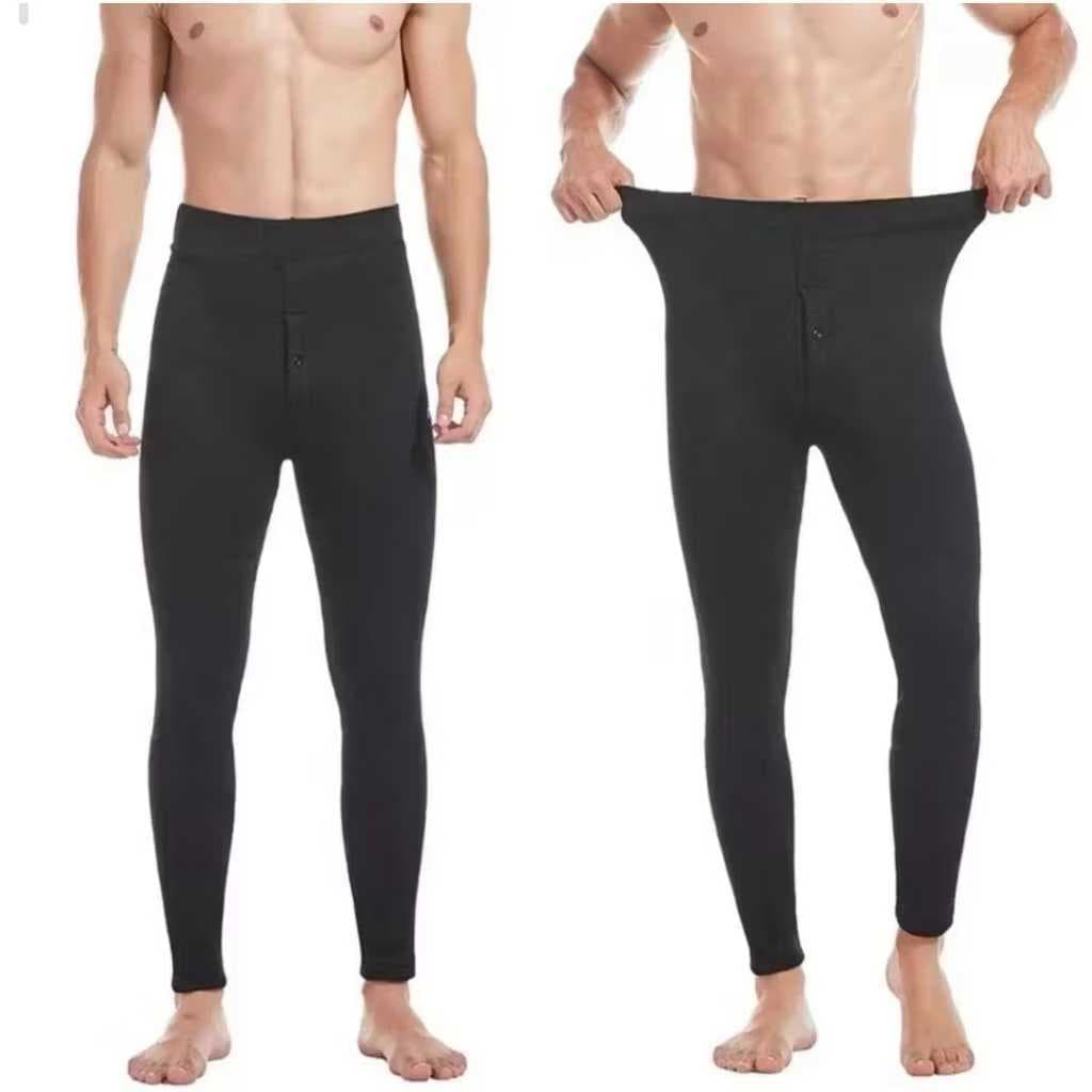 Calça Térmica Masculina Segunda Pele Peluciada Forrada Lã Legging Proteção Frio No:ZXJ001