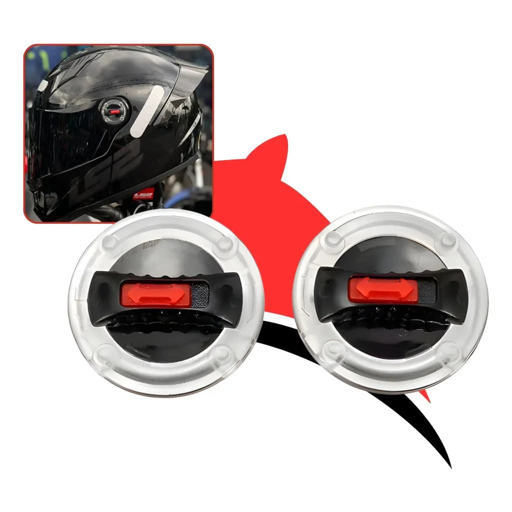 Botão Fixação Reparo Viseira Capacete Ls2 Ff358 Ff386 Fw3 Gt