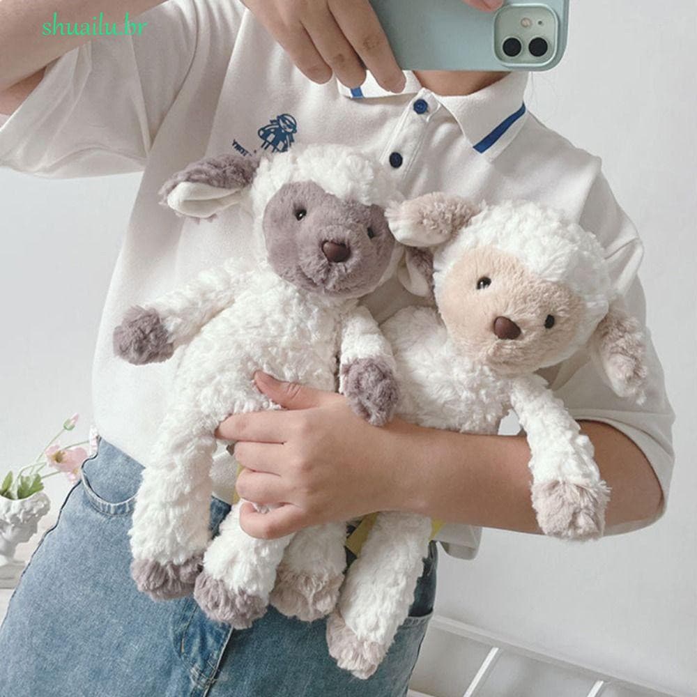 SHUAILU Ovelhas Brinquedos De Pelúcia Travesseiro De Dormir Decoração De Festa De Casamento Boneca Para Crianças Kawaii