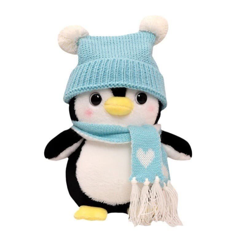 Super macio toque natal pinguim boneca brinquedo de pelúcia decoração de natal Ragdoll calmante crianças dormindo boneca